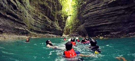 canyoneering tour package badian